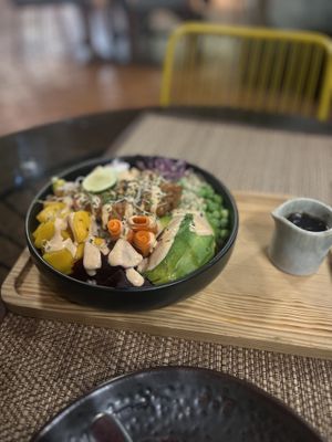 Healthy mess bowl   at Reform Kafe in Chiang Mai