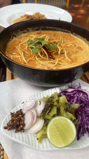 Khao Soi (amazing)  at Reform Kafe in Chiang Mai