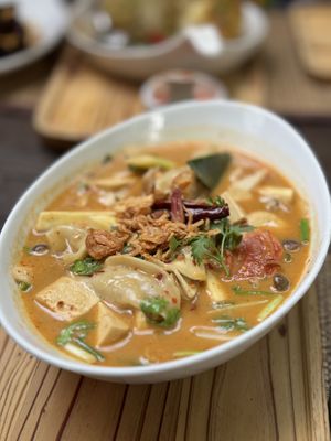 Mush dumpling-a-ting-ting  at Reform Kafe in Chiang Mai