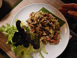 Tea leaf salad at Reform Kafe in Chiang Mai