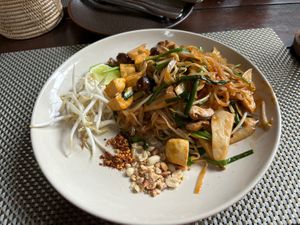 Pad thai  at Reform Kafe in Chiang Mai