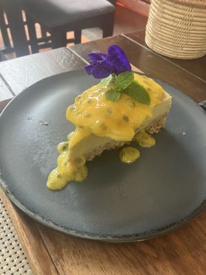 Mango passion fruit cheesecake   at Reform Kafe in Chiang Mai