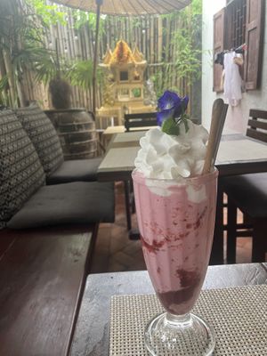 Strawberry shake   at Reform Kafe in Chiang Mai