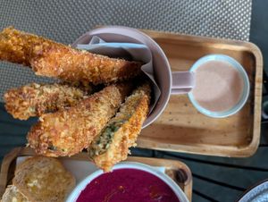 Zucchini fries at Reform Kafe in Chiang Mai