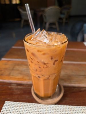 Thai Ice Tea with Soymilk at Reform Kafe in Chiang Mai