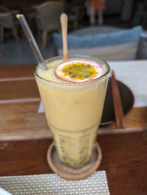 Banana Passion Fruit Lassi at Reform Kafe in Chiang Mai