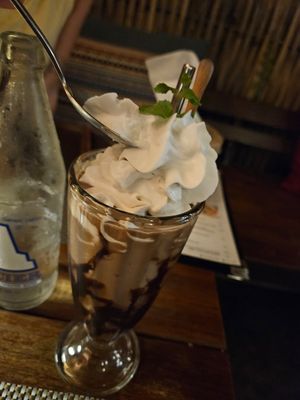 Chocolate shake at Reform Kafe in Chiang Mai