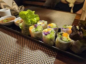 Summer rolls at Reform Kafe in Chiang Mai
