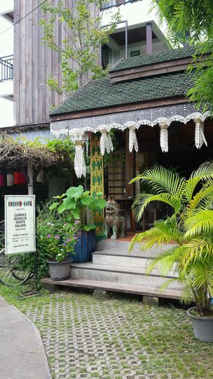 entrance  at Reform Kafe in Chiang Mai