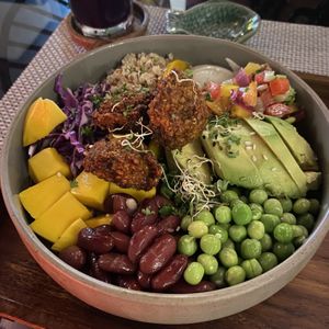 Falafel bowl  at Reform Kafe in Chiang Mai