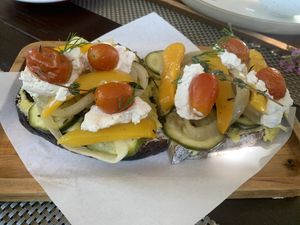 Garden bliss crostini   at Reform Kafe in Chiang Mai