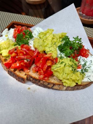 Avocado bread at Reform Kafe in Chiang Mai