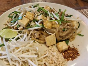 Pad Thai (120 THB)  at Reform Kafe in Chiang Mai