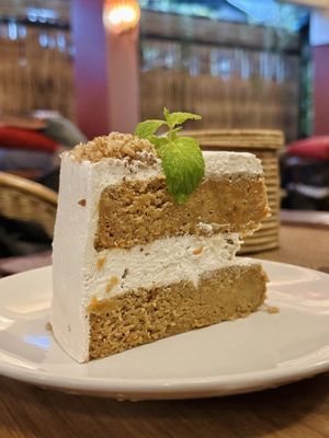 Carrot & cream cake (140 THB)  at Reform Kafe in Chiang Mai