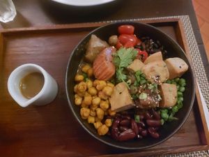 Massaman bowl at Reform Kafe in Chiang Mai