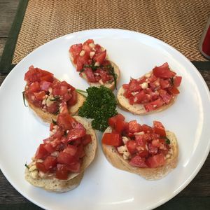 Bruschetta at Reform Kafe in Chiang Mai