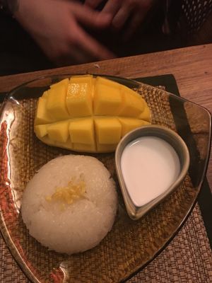 Mango sticky rice at Reform Kafe in Chiang Mai