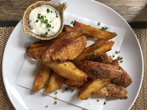 Curry potatoes! at Reform Kafe in Chiang Mai