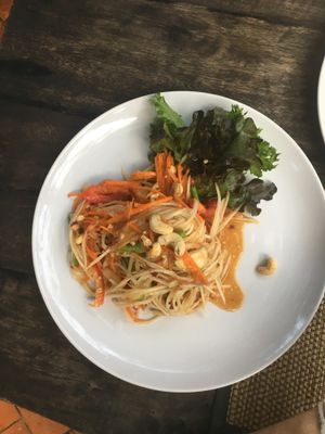 Noodle salad at Reform Kafe in Chiang Mai