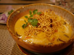 Khao soi at Reform Kafe in Chiang Mai