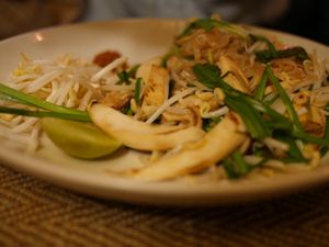 Pad thai  at Reform Kafe in Chiang Mai