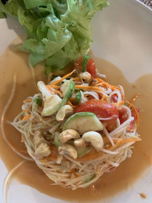 Papaya salad at Reform Kafe in Chiang Mai