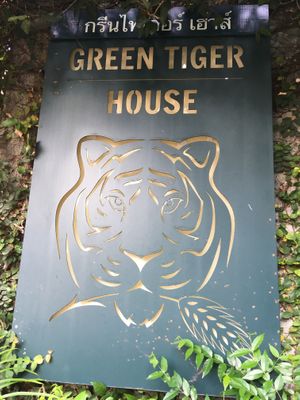 The restaurant is part of the Green Tiger House. at Reform Kafe in Chiang Mai