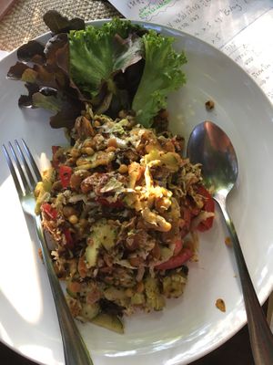 Burmese Tea Leaf Salad - refreshing and delish at Reform Kafe in Chiang Mai