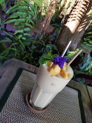 Mango lassi at Reform Kafe in Chiang Mai