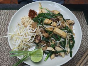 Pad tai at Reform Kafe in Chiang Mai