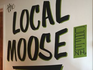 Mural  at The Local Moose Cafe in Manchester