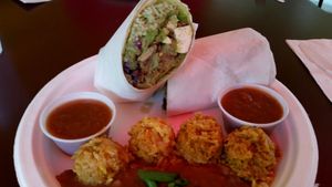 Tofu burrito at Island Taco in Koloa