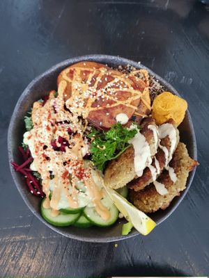 Falafel Plate  at Sozo Cafe in Tweed Heads South