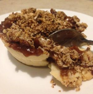 Eggless Durian tart  at Atma VF in Laguna