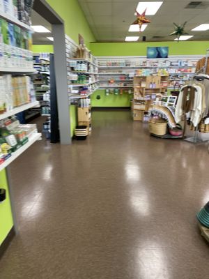 Crystals and clothes   at Health Plus Natural Foods in Sandusky