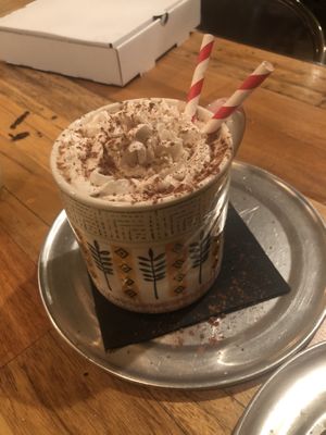 Boozy Hot Cocoa at Piante Pizzeria in Breckenridge