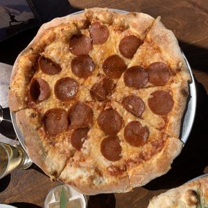 Classic pepperoni  at Piante Pizzeria in Breckenridge