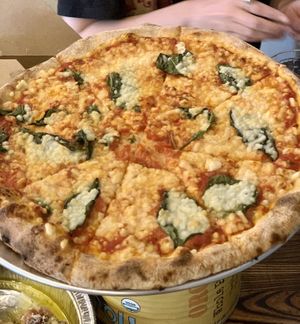 Margherita pizza at Piante Pizzeria in Breckenridge