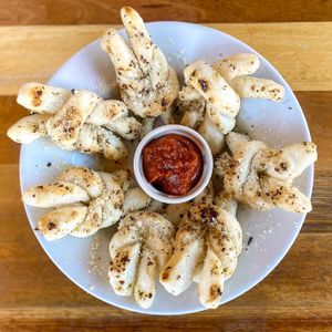 Garlic Knots! at Piante Pizzeria in Breckenridge