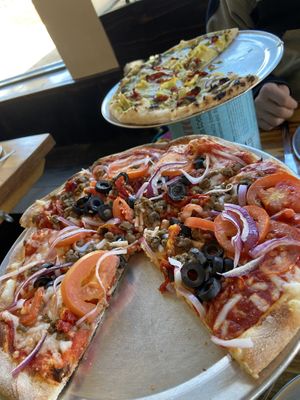 Very good pizzas. They have a gluten free crust available    at Piante Pizzeria in Breckenridge