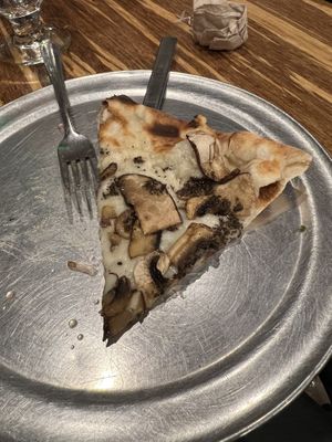 Mushroom truffle DMT pie   at Piante Pizzeria in Breckenridge