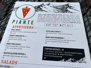   at Piante Pizzeria in Breckenridge