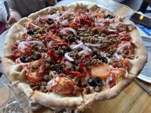 Two Sisters pizza  at Piante Pizzeria in Breckenridge