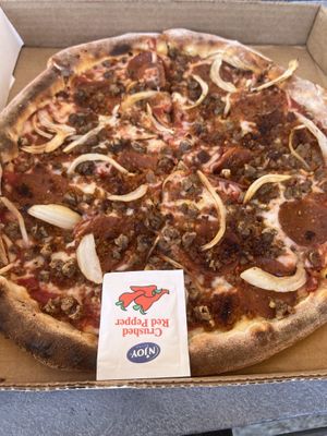 Where’s the meat pizza   at Piante Pizzeria in Breckenridge