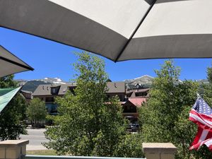 The view:)  at Piante Pizzeria in Breckenridge
