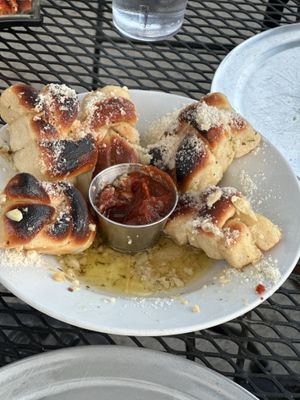 Garlic knots… perfection!   at Piante Pizzeria in Breckenridge