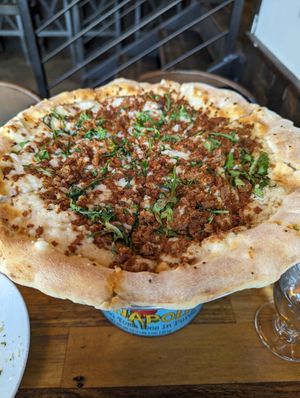 Mr. White at Piante Pizzeria in Breckenridge