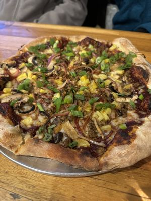 BBQ pizza   at Piante Pizzeria in Breckenridge