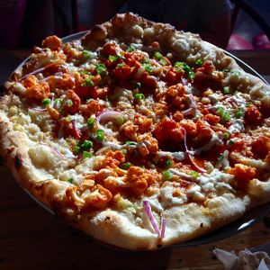 Buffalo soldier pizza  at Piante Pizzeria in Breckenridge