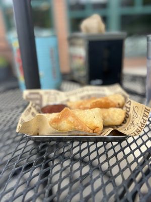 Pizza “egg “rolls  at Piante Pizzeria in Breckenridge